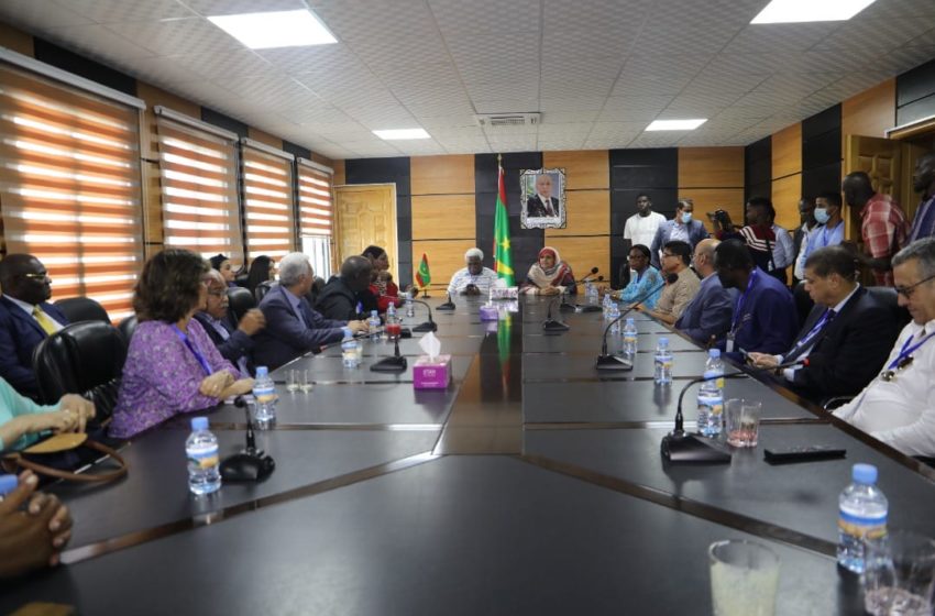  Une Délégation de CGLU-A visite le siège de la Région de Nouakchott
