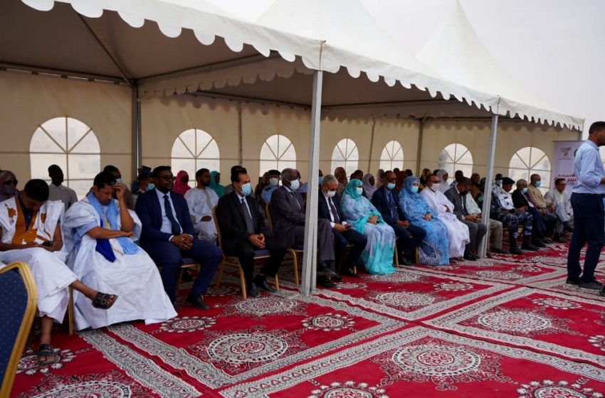  رئيسة جهة نواكشوط، تشرف على افتتاح عيادة مسرحية بمقاطعة الرياض