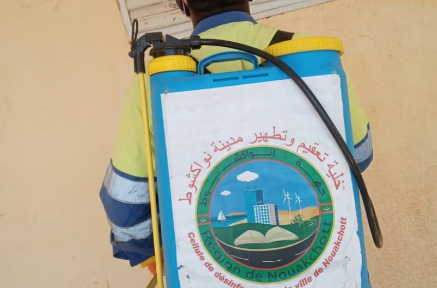 جهة نواكشوط تنظم حملة للرش والتعقيم لصالح بلدية روصو