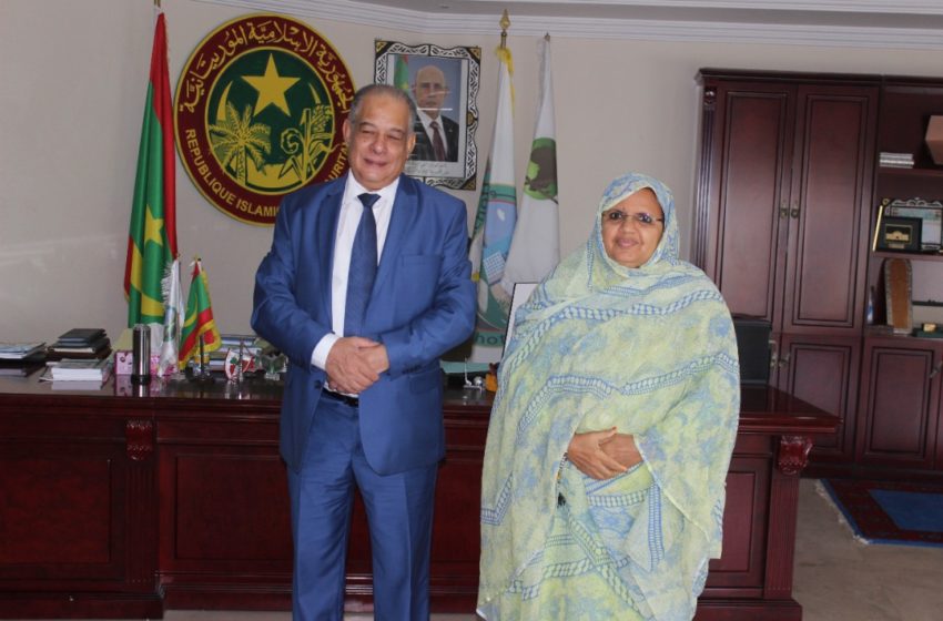  رئيسة جهة نواكشوط تستقبل سفير الجزائر في موريتانيا