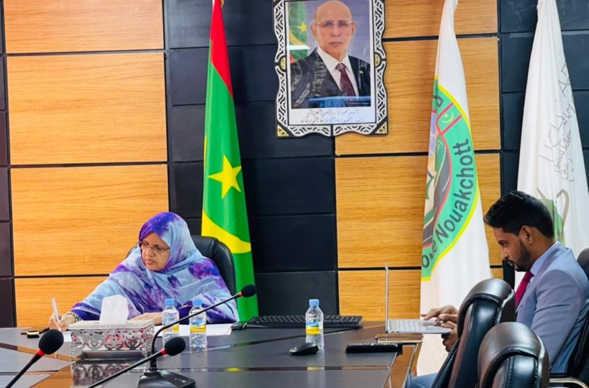  رئيسة جهة نواكشوط تشارك في اجتماع المكتب التنفيذي ل CGLU MONDE